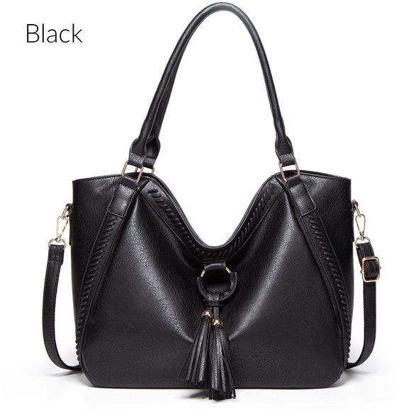 Large Vegan Faux Leather Tote - Picture 1 of 1